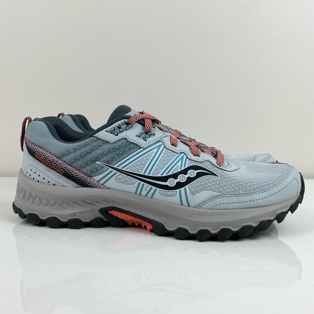 Saucony Women’s Excursion TR 14 Light Blue & Gray Athletic Running Shoes Size 9